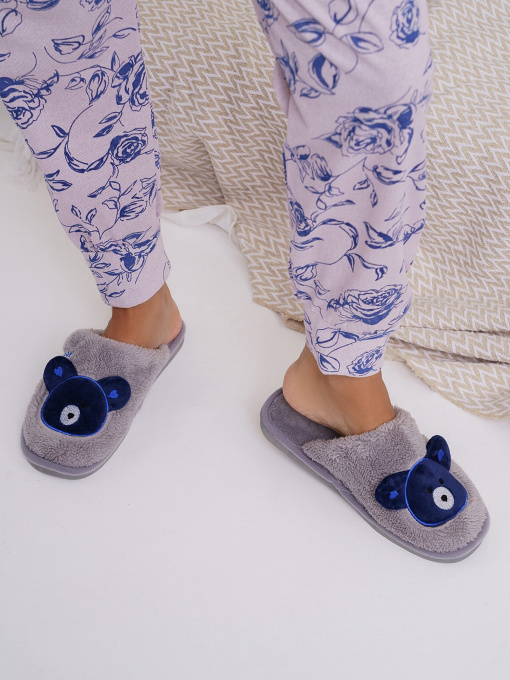 Тапки ISSA Plus модель OB2-96_grey Фото