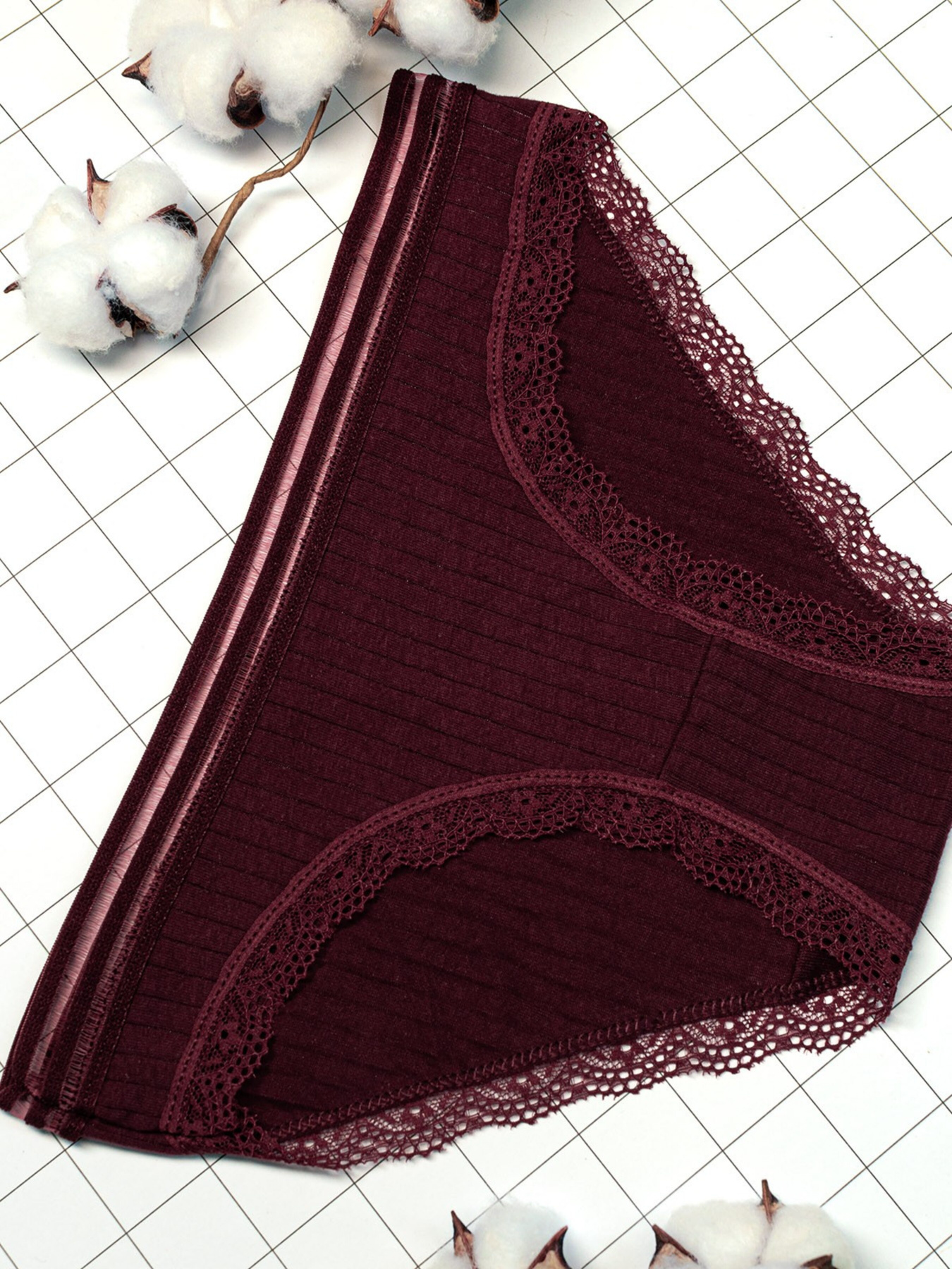 Трусы ISSA Plus модель BL2-519_burgundy Трусы ISSA Plus модель BL2-519_burgundy Фото