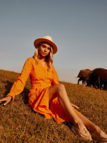 Платье миди Gepur модель 42498 Платье миди Gepur модель 42498 Фото