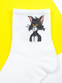 Носки и гольфы ISSA Plus модель NS-121_white Фото