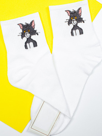 Носки и гольфы ISSA Plus модель NS-121_white Фото