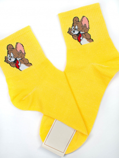 Шкарпетки та гольфи ISSA Plus модель NS-121_yellow — фото 3 - INTERTOP
