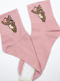 Шкарпетки та гольфи ISSA Plus модель NS-121_pink Фото