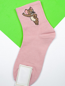 Шкарпетки та гольфи ISSA Plus модель NS-121_pink Фото