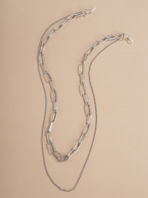 Цепочки ISSA Plus модель AK-50_silver. Фото