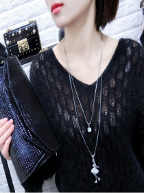 Цепочки ISSA Plus модель AK-55_silver. Фото