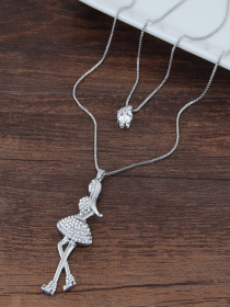 Цепочки ISSA Plus модель AK-55_silver. Фото