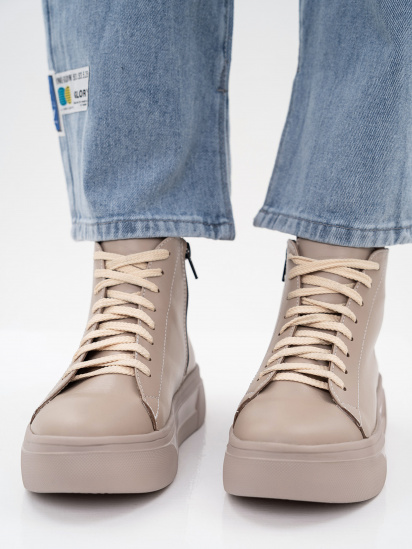 Черевики ISSA Plus модель OB2-104_beige — фото - INTERTOP