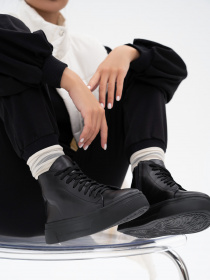 Ботинки ISSA Plus модель OB2-104_black Фото