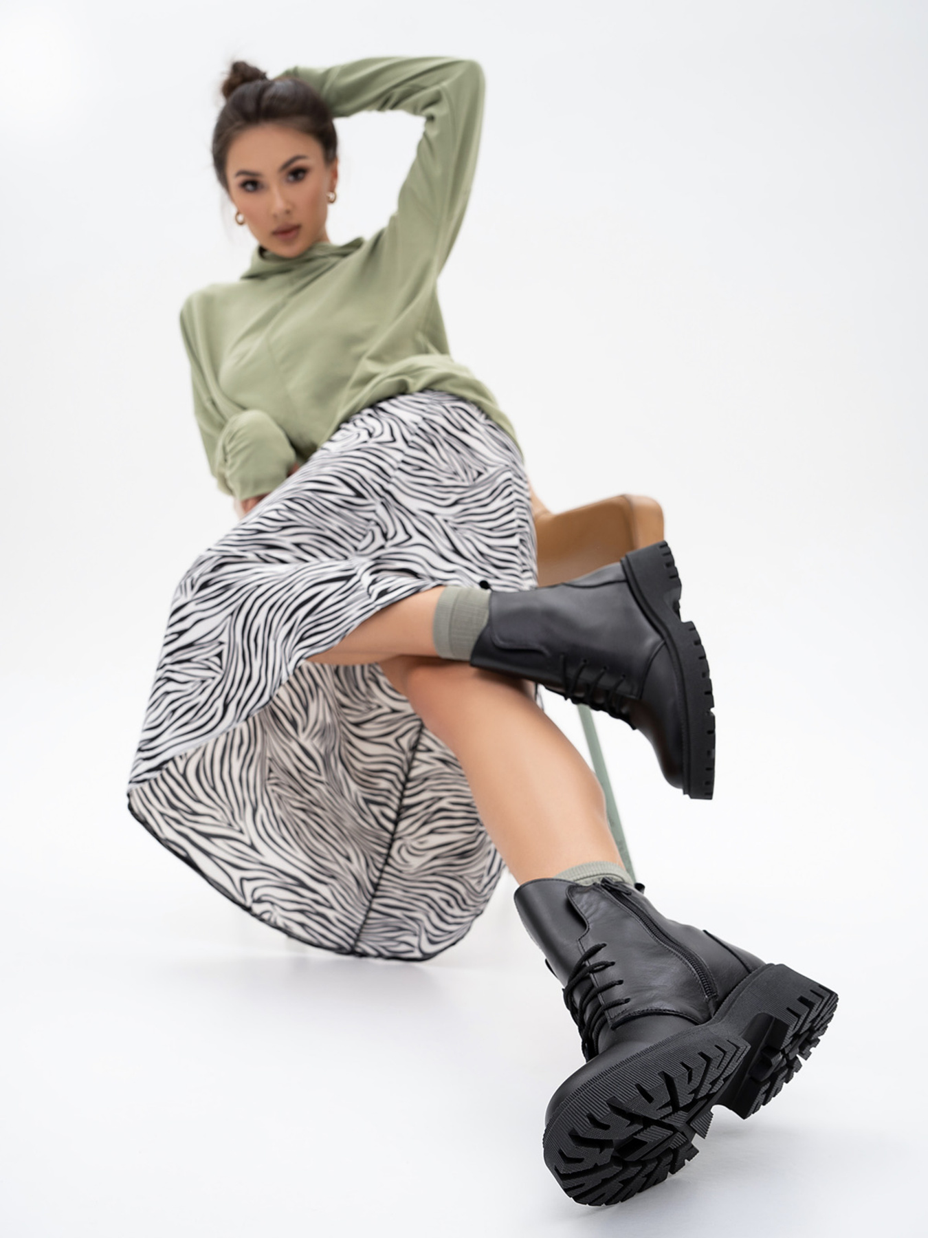 Ботинки ISSA Plus модель OB2-105_black Фото