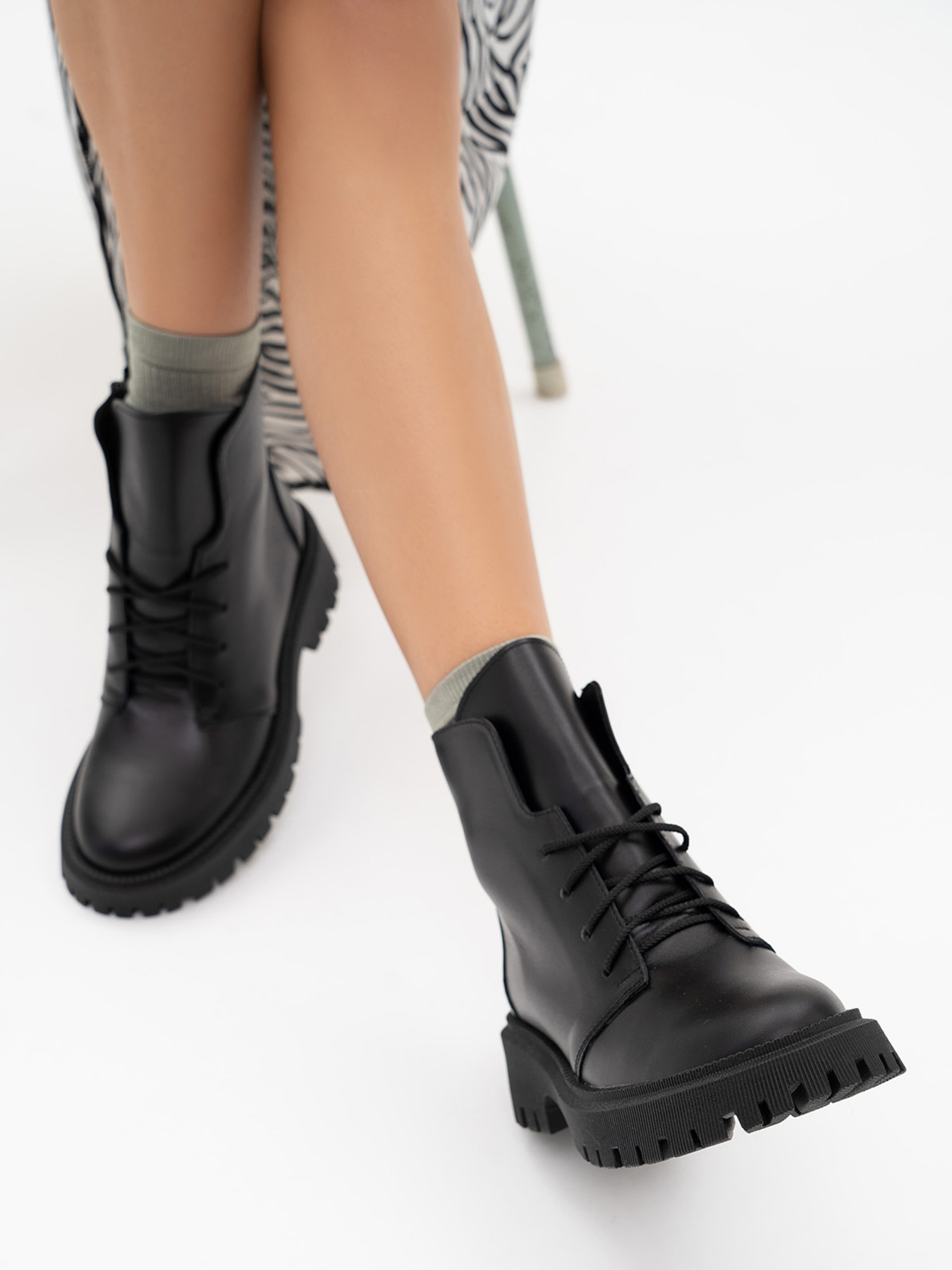 Черевики ISSA Plus модель OB2-105_black Фото