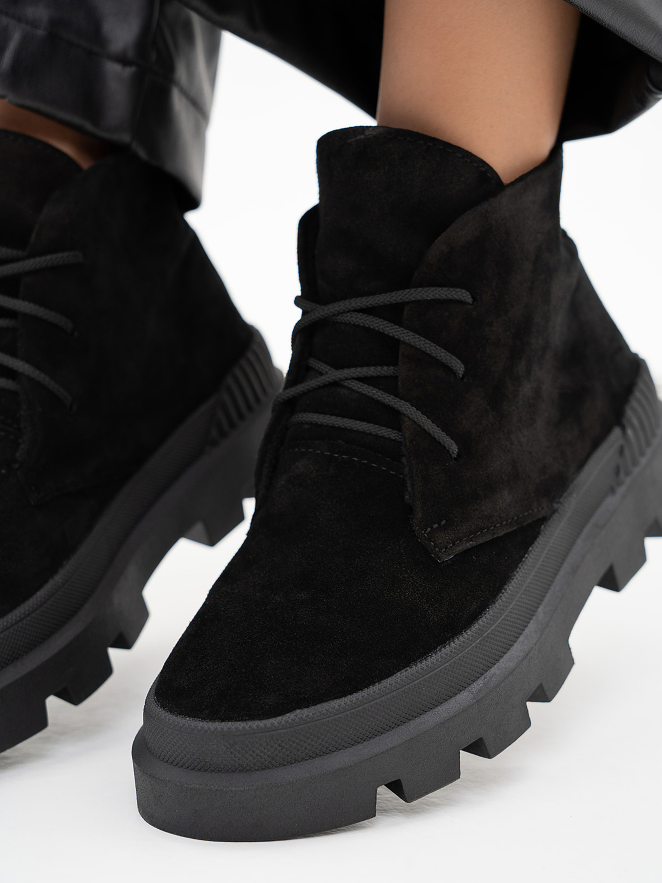 Ботинки ISSA Plus модель OB2-107_black Фото