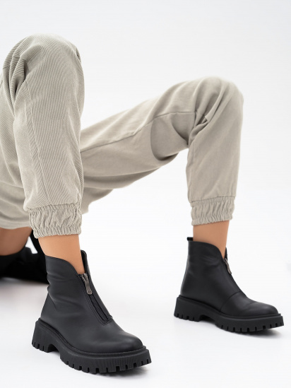 Ботинки ISSA Plus модель OB2-110_black — фото 3 - INTERTOP