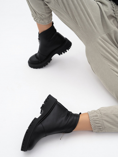 Ботинки ISSA Plus модель OB2-110_black — фото 4 - INTERTOP