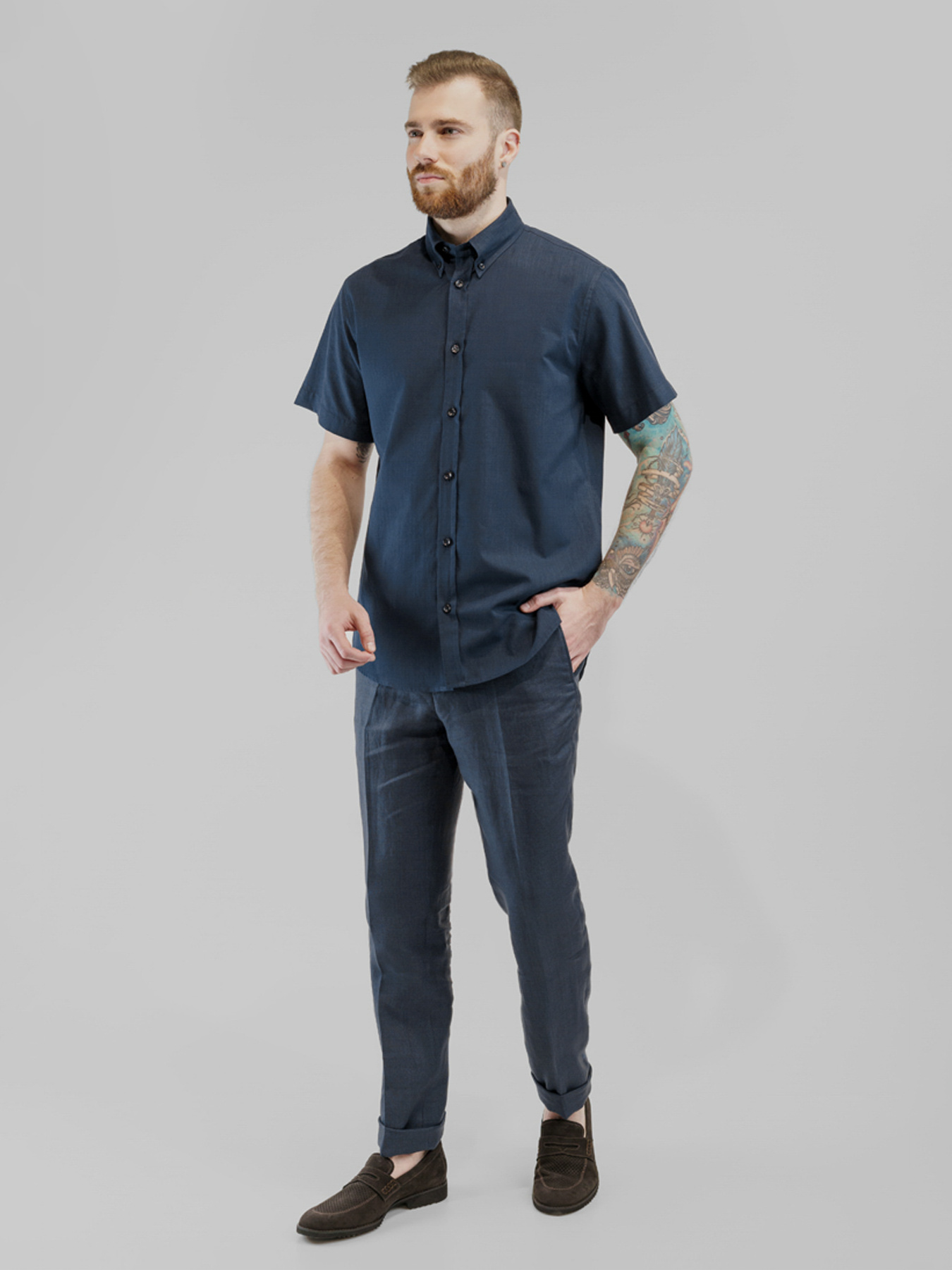 Рубашка повседневная Arber модель M04.04.09.222 Фото