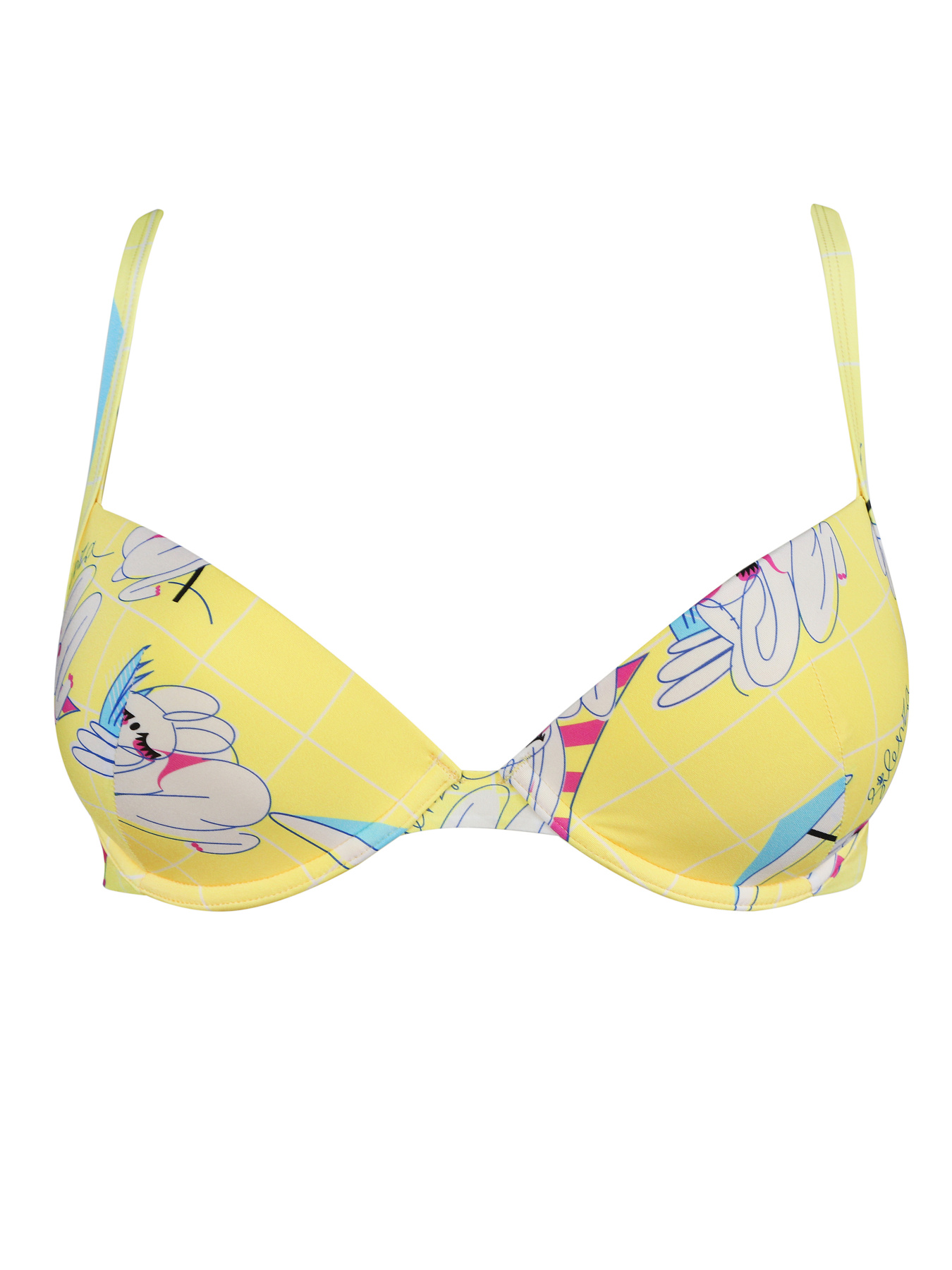 Верх купальника Brabrabra модель SO205102_yellow Верх купальника Brabrabra модель SO205102_yellow Фото