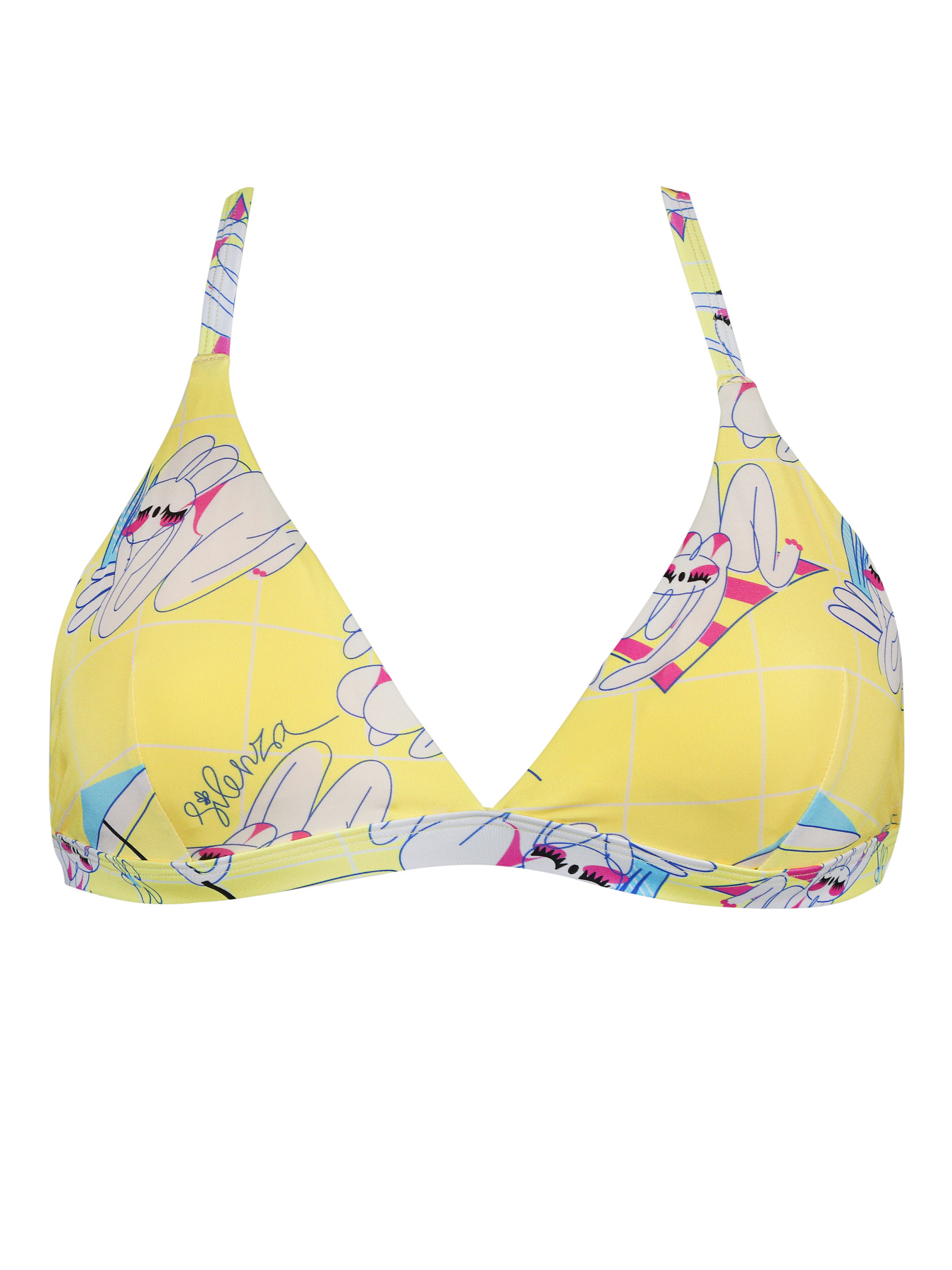 Верх купальника Brabrabra модель SO205114_yellow Фото