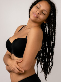 Бюстгальтер Brabrabra модель SLZ19801033_black Бюстгальтер Brabrabra модель SLZ19801033_black Фото