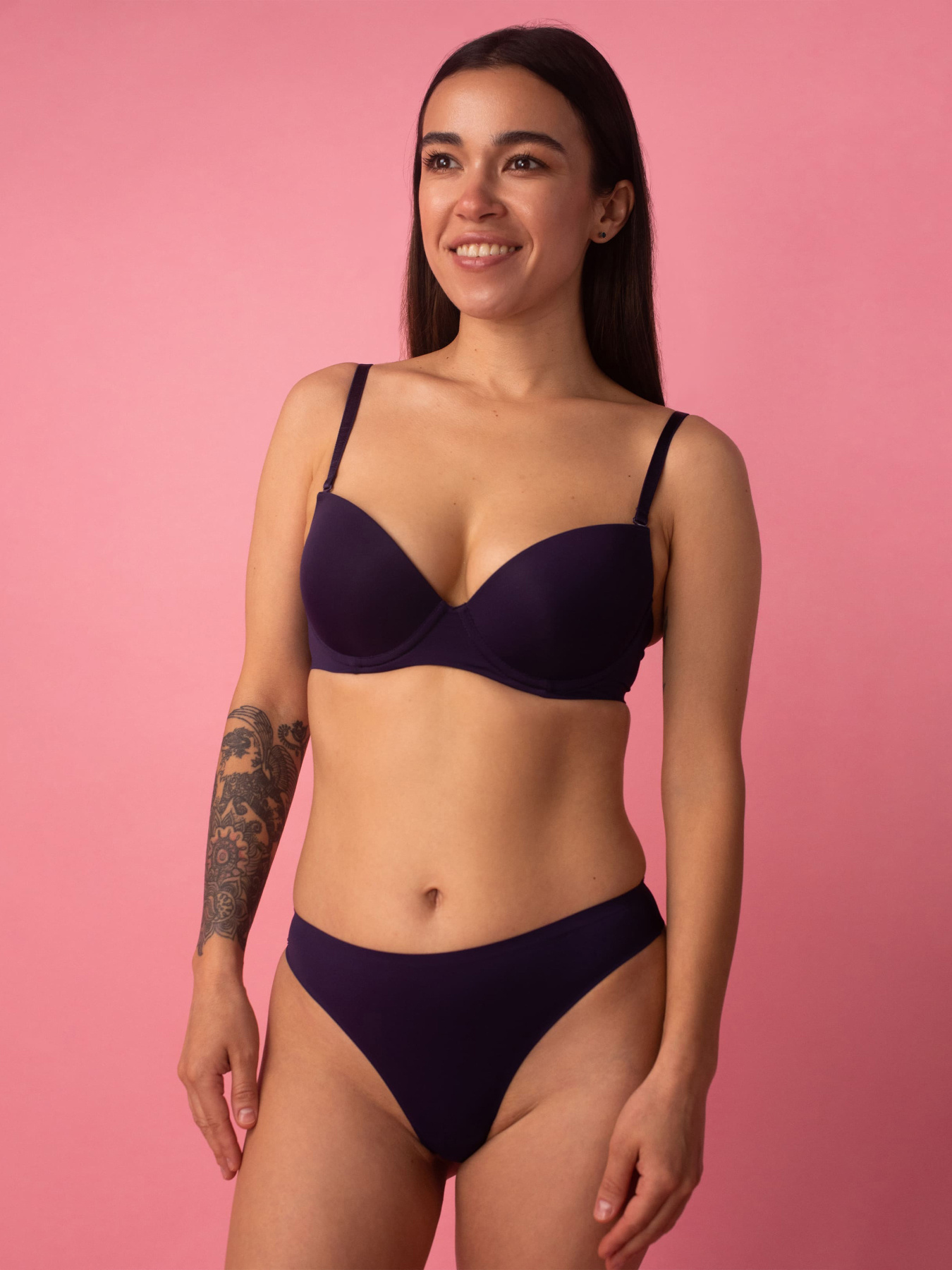 Бюстгальтер Brabrabra модель SLZ19801076_blackberry Фото