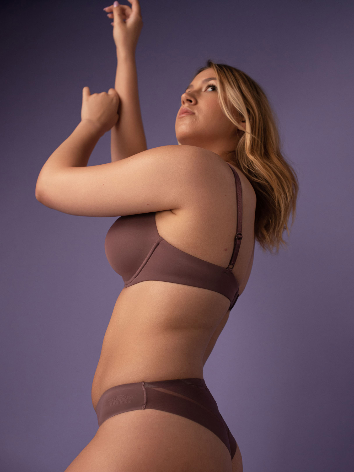 Бюстгальтер Brabrabra модель SLZ19801108_grape Фото