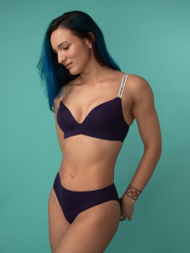 Бюстгальтер Brabrabra модель SLZ19801115_blackberry Фото