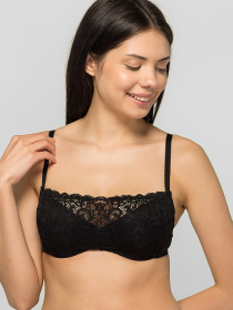 Бюстгальтер Brabrabra модель SLZ18401035_black Бюстгальтер Brabrabra модель SLZ18401035_black Фото