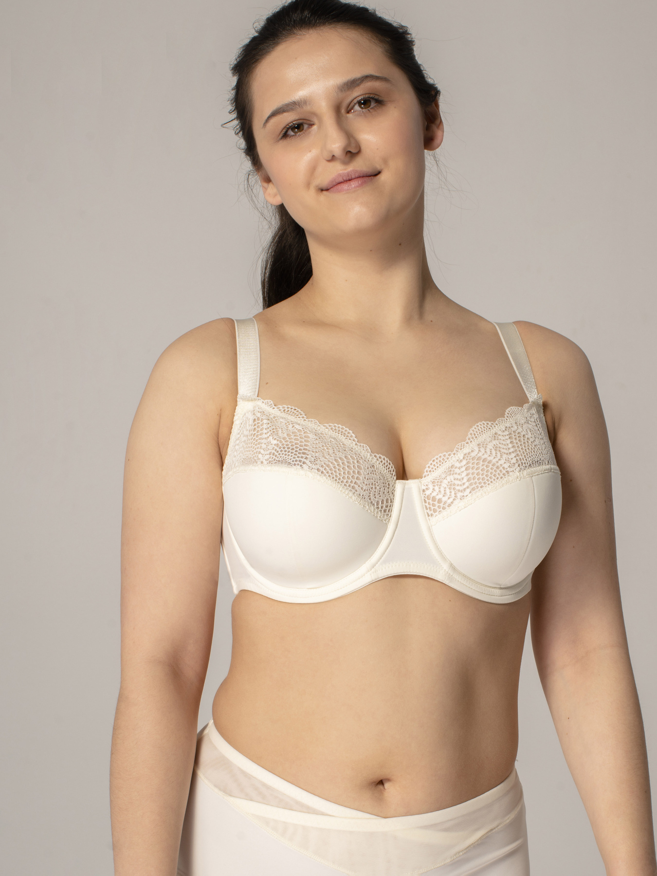 Бюстгальтер Brabrabra модель SLZ23101055_ivory Фото