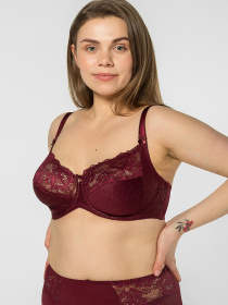 Бюстгальтер Senselle by fellina модель 12003_burgundy Фото