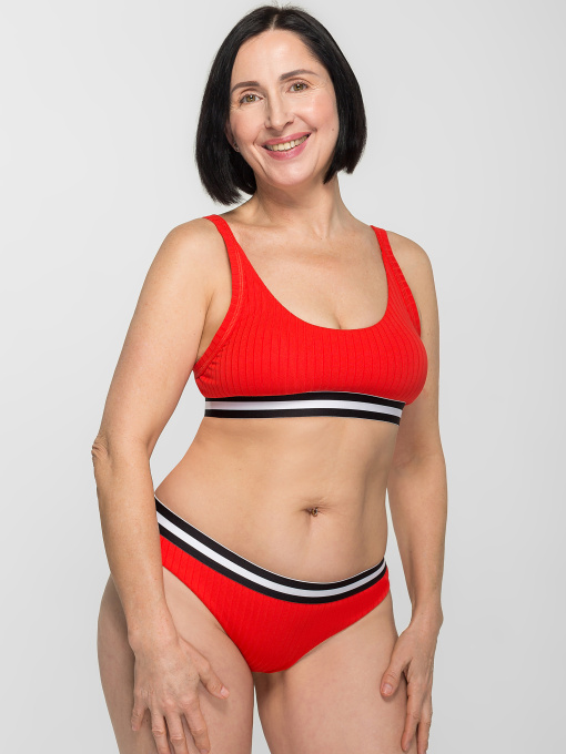 Нижняя часть купальника Brabrabra модель SO205222_red Фото