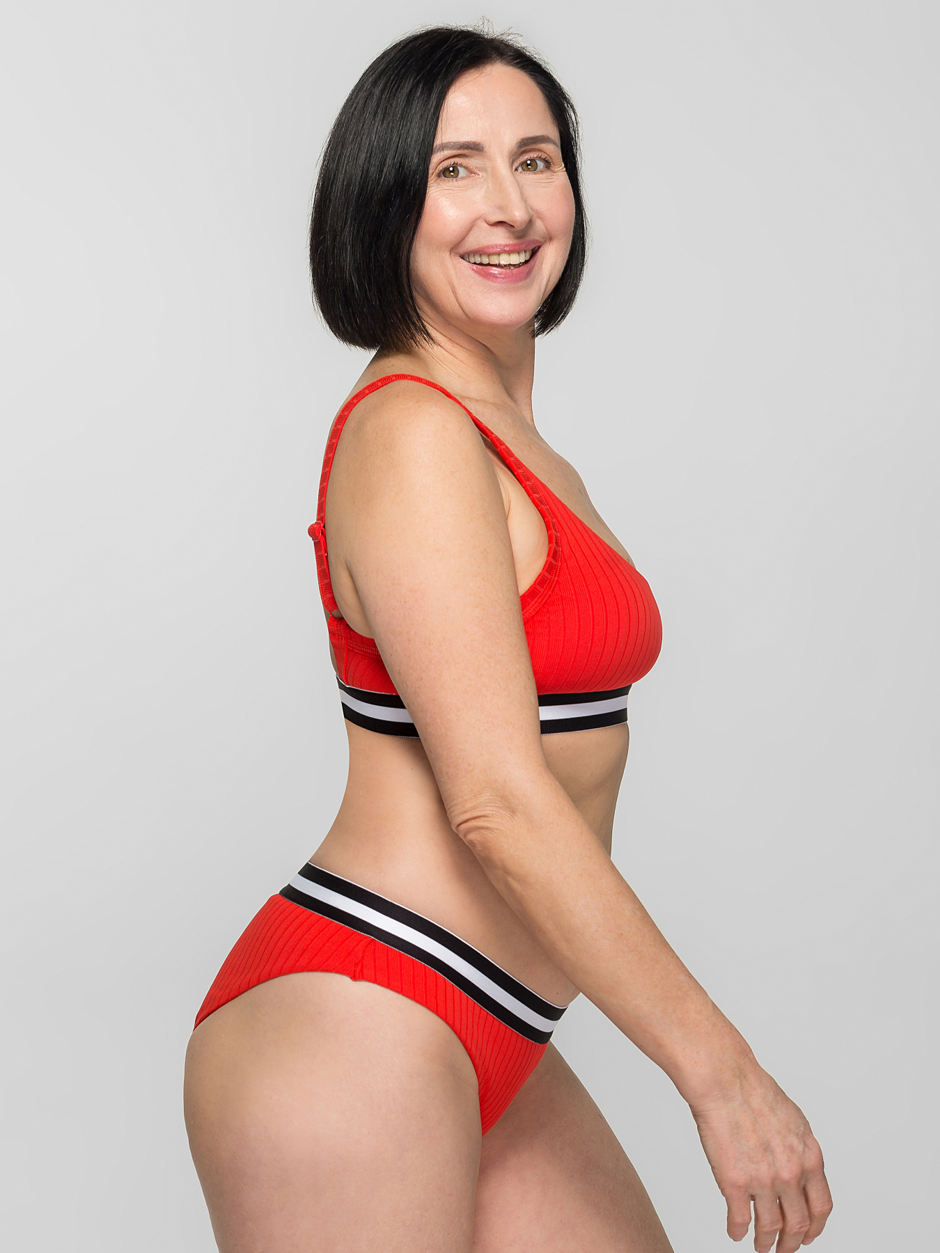 Низ купальника Brabrabra модель SO205222_red Фото