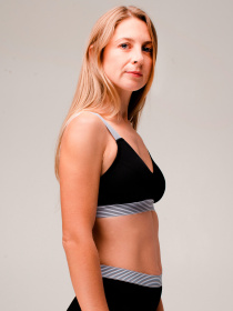 Бюстгальтер Brabrabra модель SLZ23001030_black Бюстгальтер Brabrabra модель SLZ23001030_black Фото