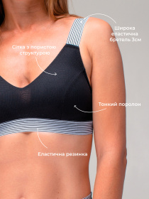 Бюстгальтер Brabrabra модель SLZ23001030_black Бюстгальтер Brabrabra модель SLZ23001030_black Фото