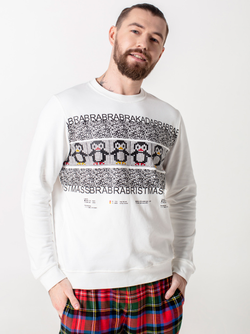 Верх пижамы Brabrabra модель HOM2009021_ivory Фото