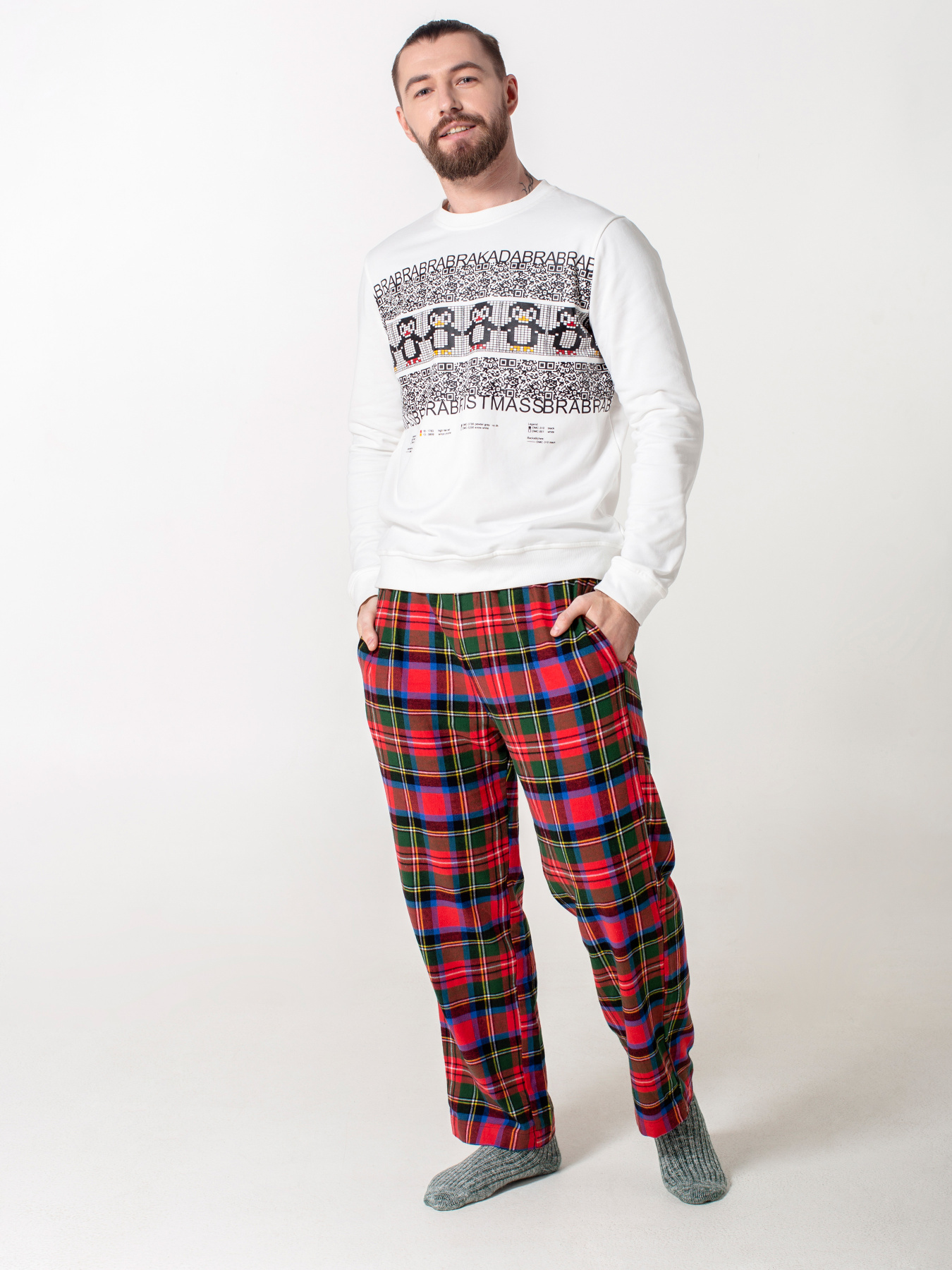 Верх пижамы Brabrabra модель HOM2009021_ivory Фото