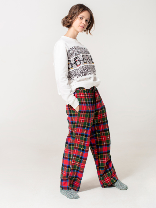 Низ пижамы Brabrabra модель HOM2009030_red Фото