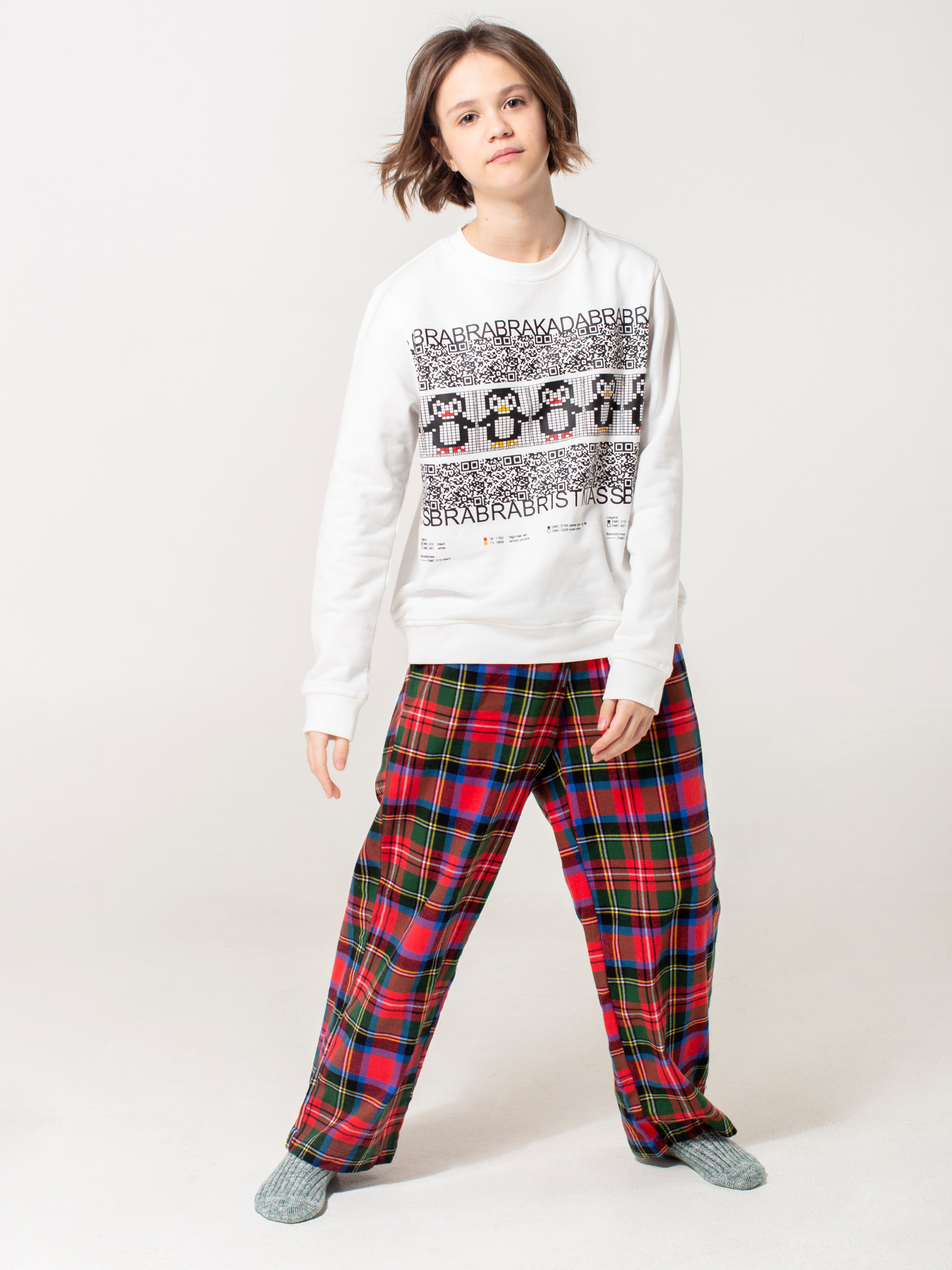 Верх піжами Brabrabra модель HOM2009031_ivory Фото