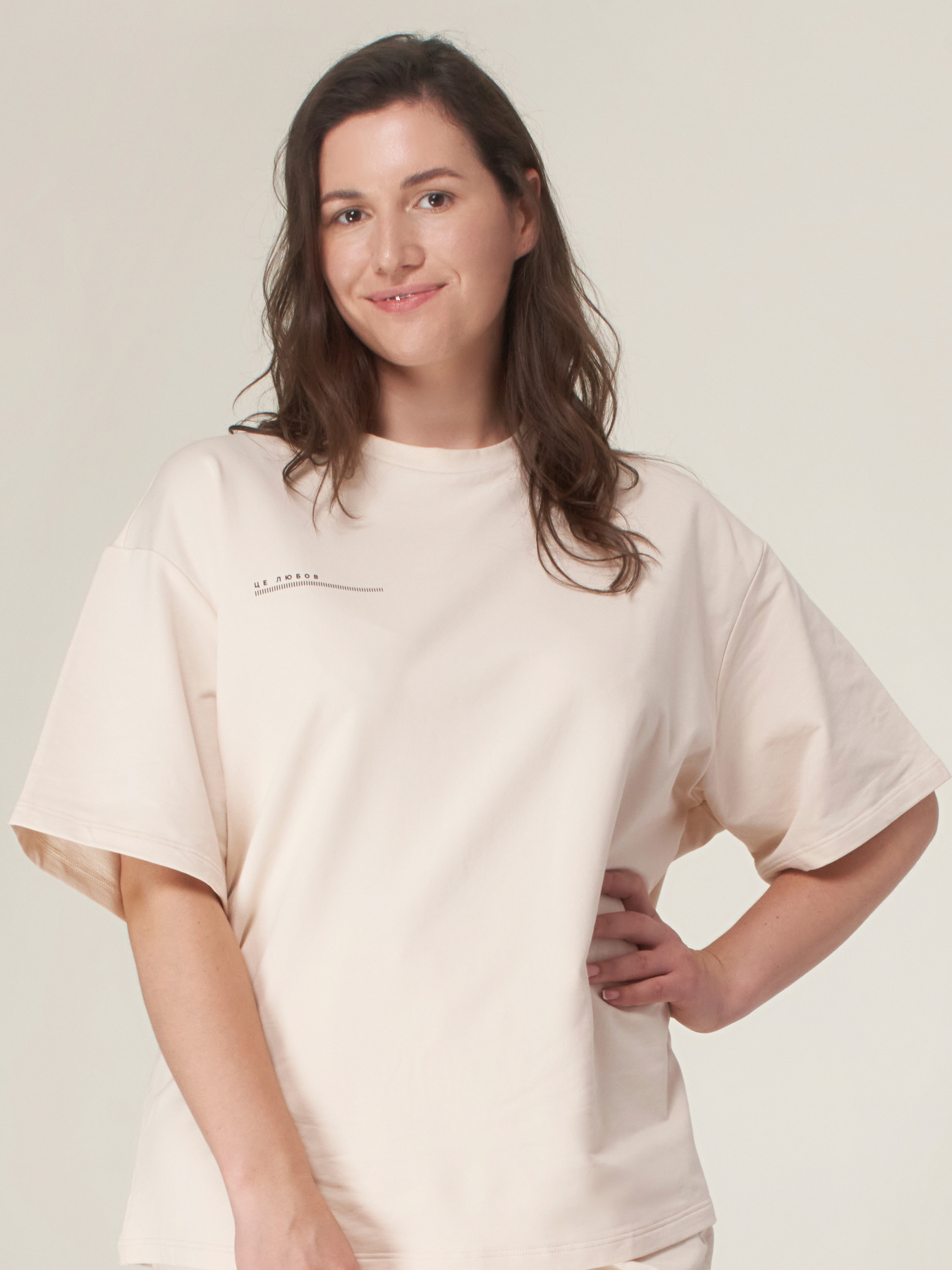 Верх пижамы Brabrabra модель HOM2110041_sand Фото