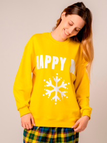 Верх пижамы Brabrabra модель HOM2111002_yellow Фото