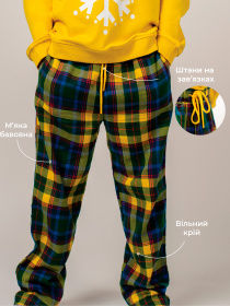 Низ пижамы Brabrabra модель HOM2111030_yellow Фото