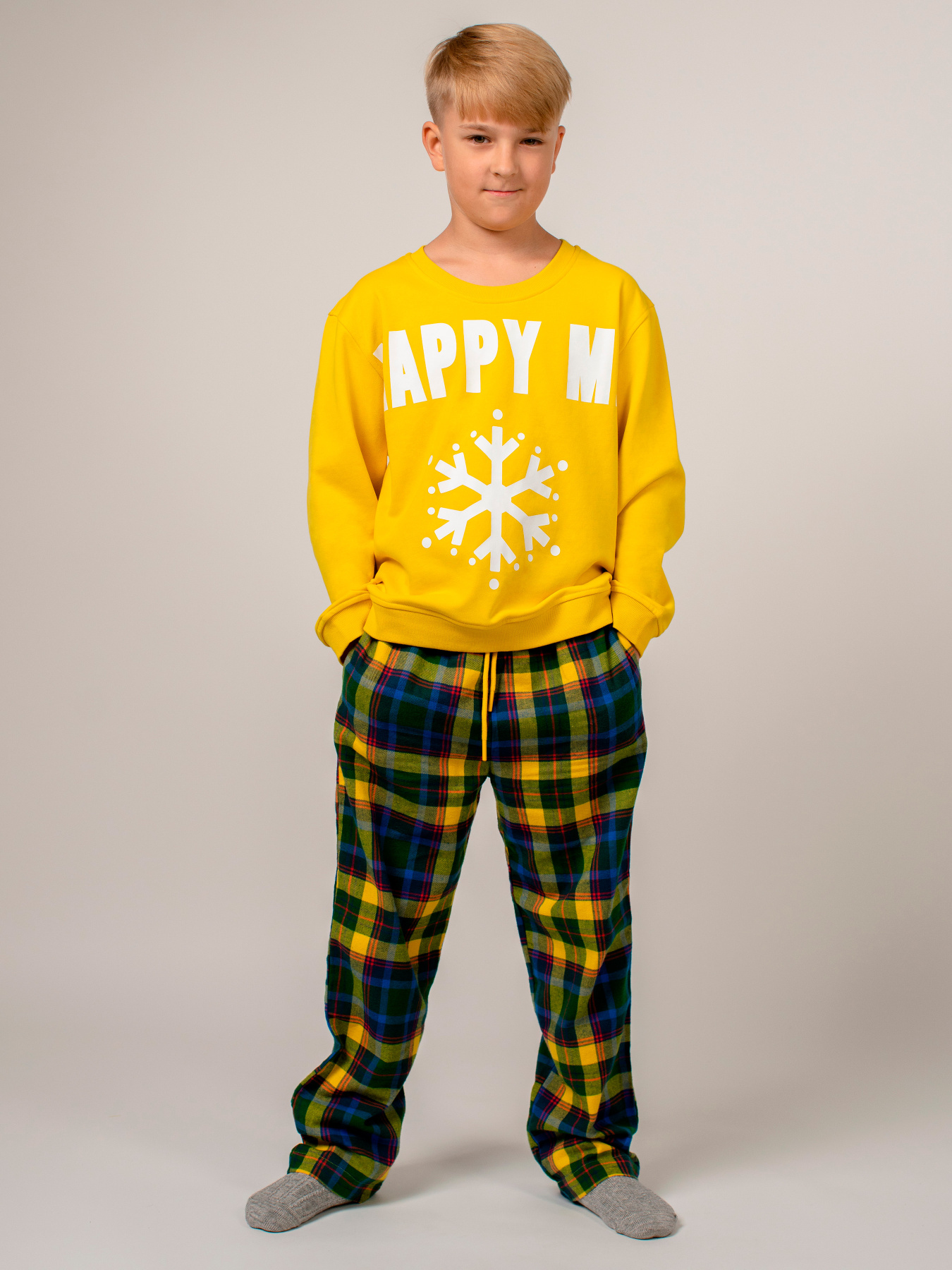 Низ піжами Brabrabra модель HOM2111030_yellow Фото