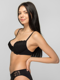 Бюстгальтер Brabrabra модель SLZ18401020_black Фото