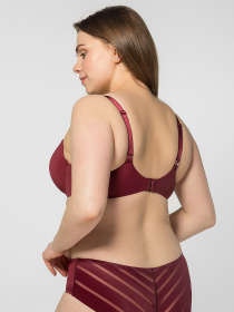 Бюстгальтер Brabrabra модель SLZ19801033_burgundy Фото
