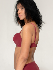 Бюстгальтер Brabrabra модель SLZ19801076_burgundy Фото