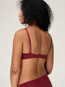 Бюстгальтер Brabrabra модель SLZ19801076_burgundy Фото