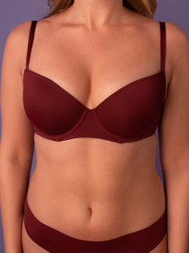 Бюстгальтер Brabrabra модель SLZ19801108_burgundy Фото