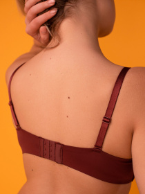 Бюстгальтер Brabrabra модель SLZ19801225_burgundy Фото