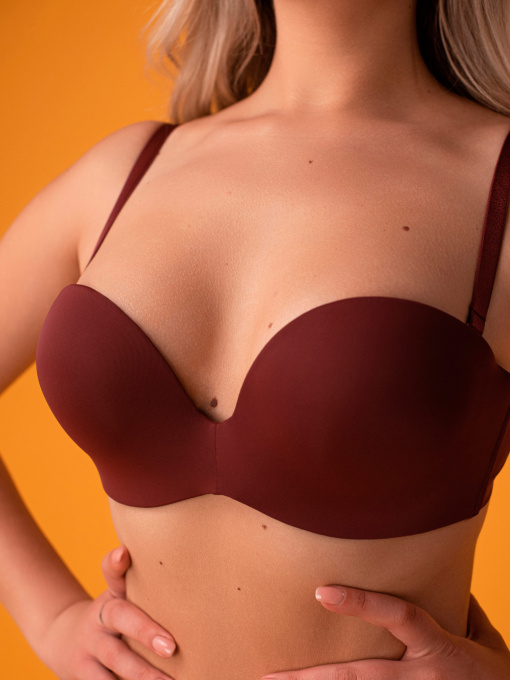 Бюстгальтер Brabrabra модель SLZ19801225_burgundy Фото