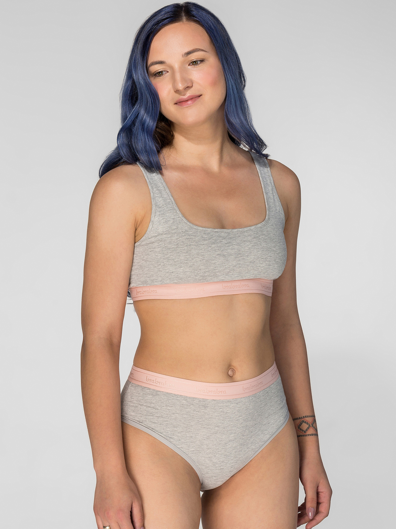 Бюстгальтер Brabrabra модель SLZ23301006_gray Бюстгальтер Brabrabra модель SLZ23301006_gray Фото