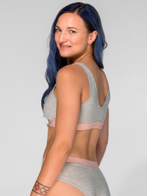 Бюстгальтер Brabrabra модель SLZ23301006_gray Бюстгальтер Brabrabra модель SLZ23301006_gray Фото