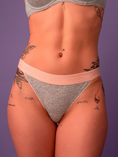 Труси brabrabra модель SLZ23302005_gray - фото